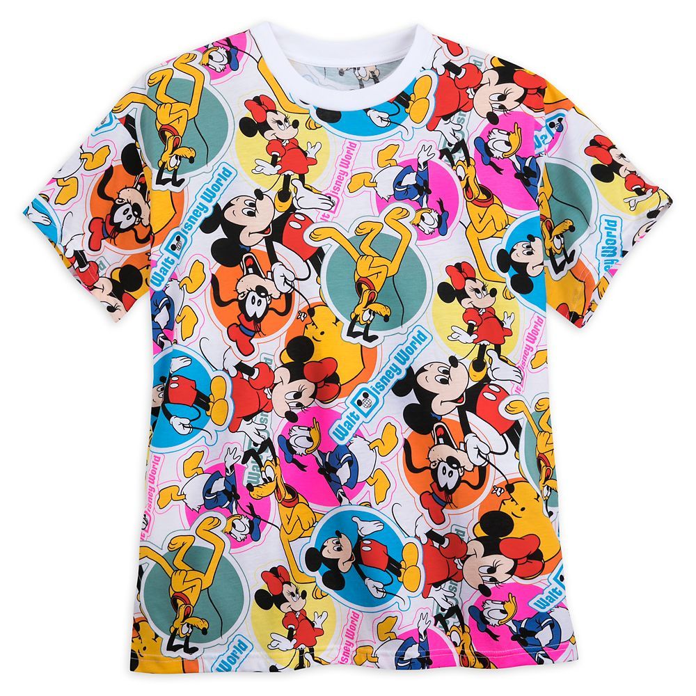 Walt Disney World Retro ''Stickers'' T-Shirt for Women | Disney Store