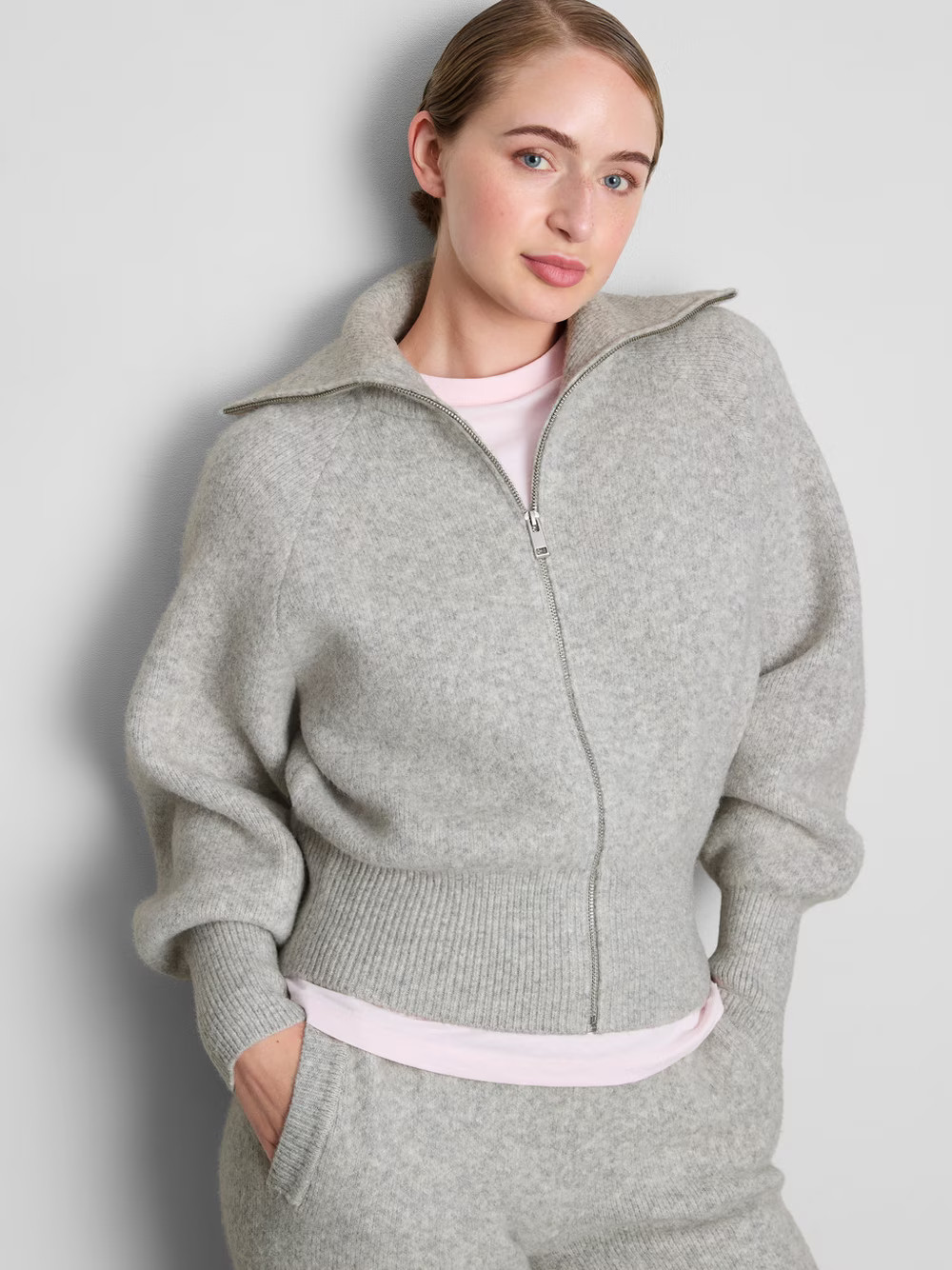 Essential Knitted Zip Through Cardigan | Primark UK