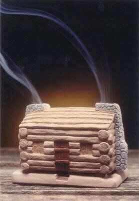 Log Cabin Burner With Pinon Natural Wood Incense - Incienso De Santa Fe | Amazon (US)