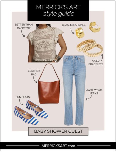 Baby shower outfit inspo with lace top + light wash jeans // 20% off @anthropologie lace top with code MERRICK20

#LTKFamily #LTKSeasonal #LTKStyleTip