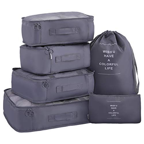 Luggage Packing Organizers Packing Cubes Set for Travel | Amazon (US)