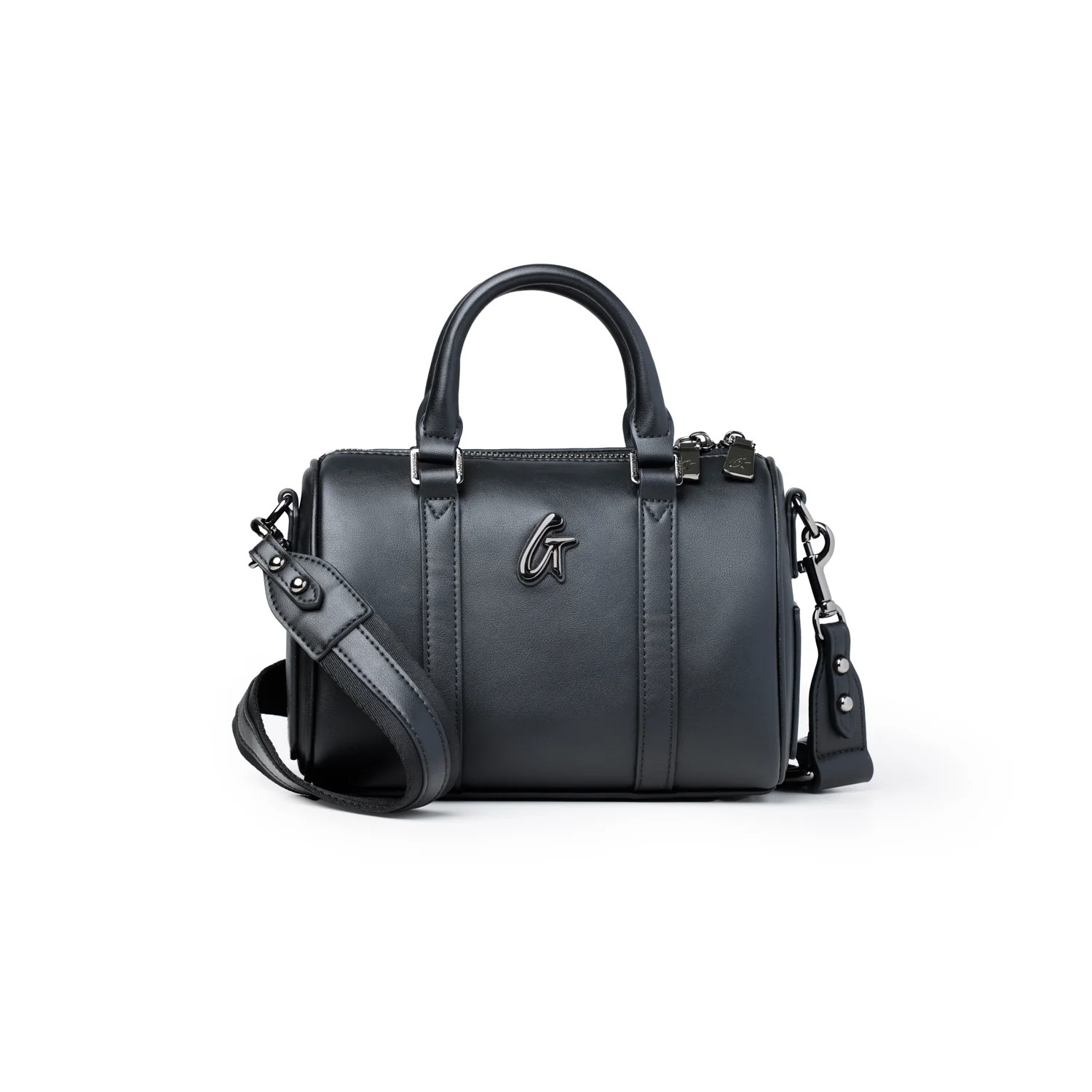 MINI STANDARD GAL BOSTON BAG - BLACK | Glam-Aholic Lifestyle