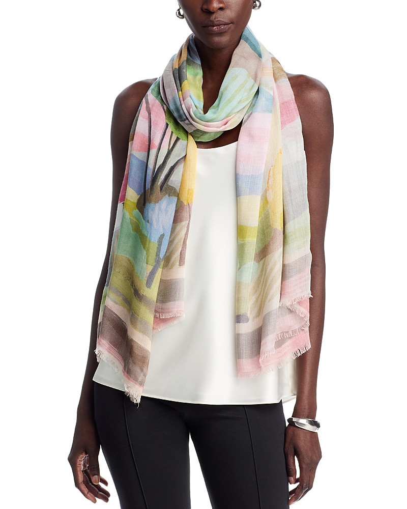 Echo Painterly Landscape Wrap Scarf | Bloomingdale's (US)