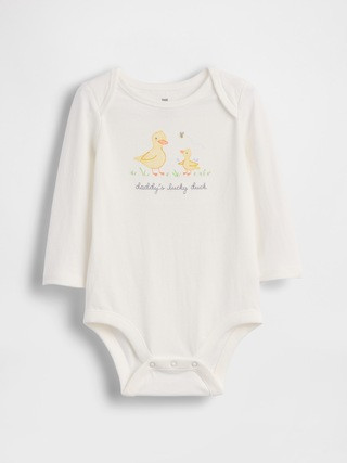 Baby First Favorites Organic Cotton Graphic Bodysuit | Gap (US)