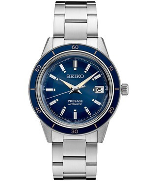 Seiko Men's Presage Automatic Stainless Steel Case Watch - Silver | Dillard's