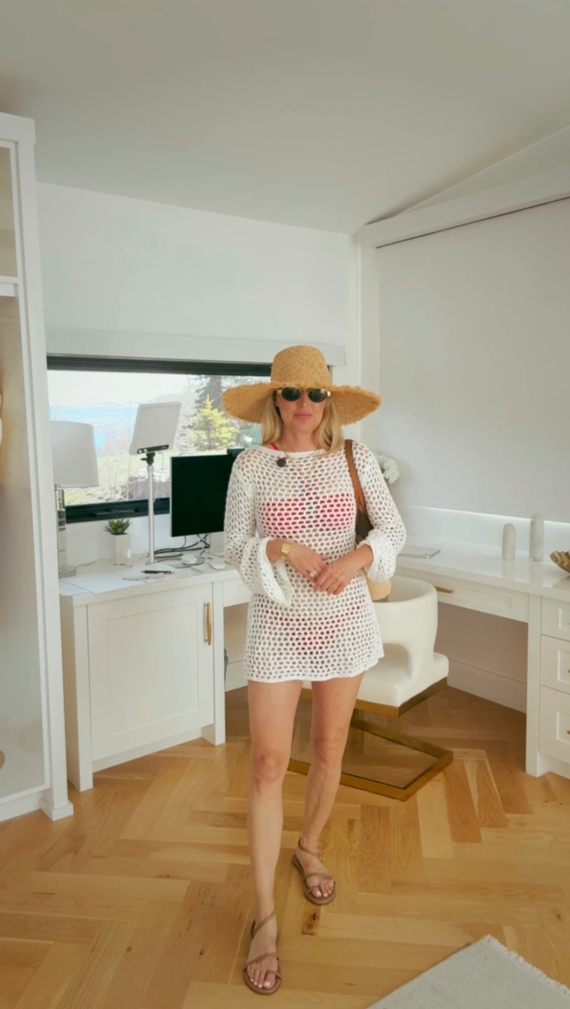 Loving a chic cover up! 