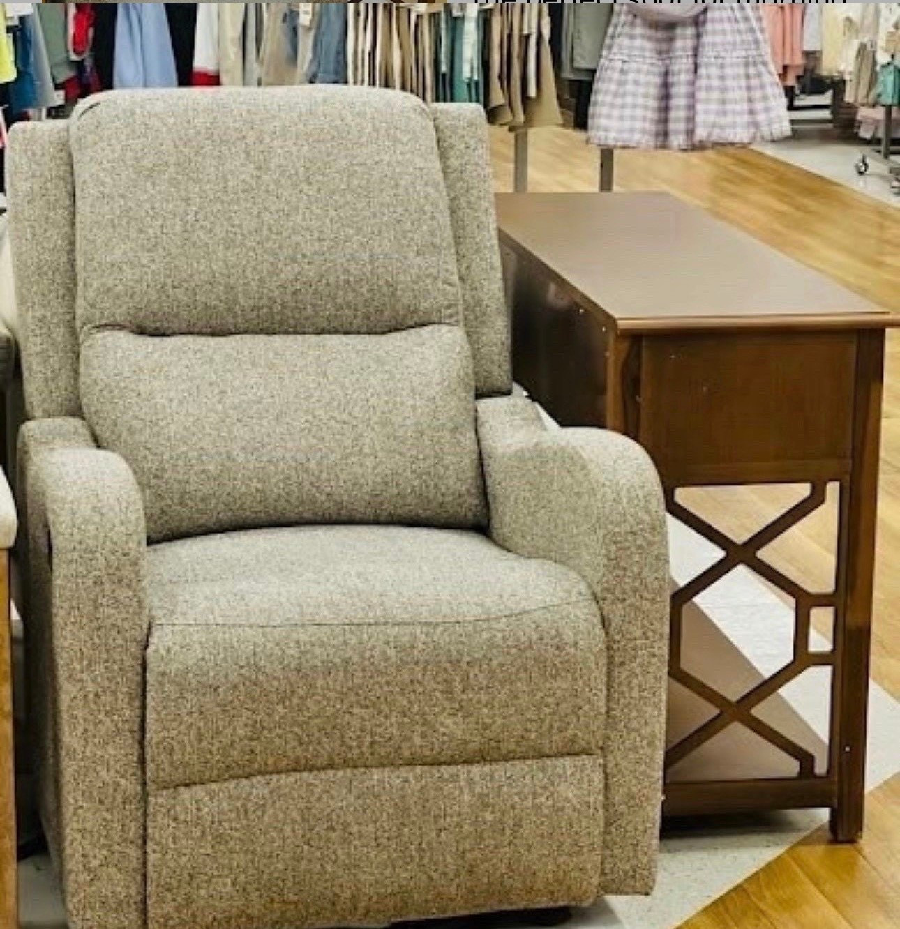 Who says recliners can't be chic? ✨ This oatmeal-colored textured chair is proof you don’t have to sacrifice style for comfort. The perfect spot for morning coffee or a late-night read.

#LTKHome

#LTKHome