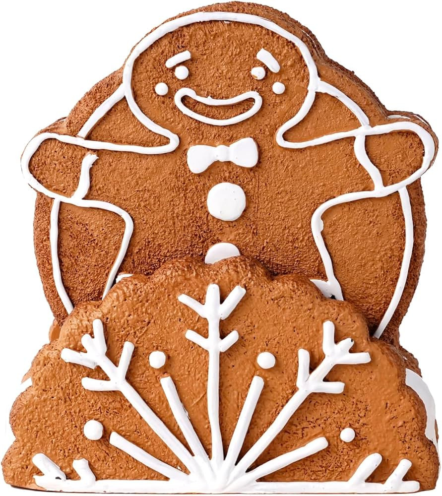 Christmas Gingerbread Coasters Set of 4,Holiday Coaster for Coffee Table | Amazon (US)