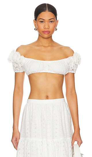 Julia Top in White | Revolve Clothing (Global)