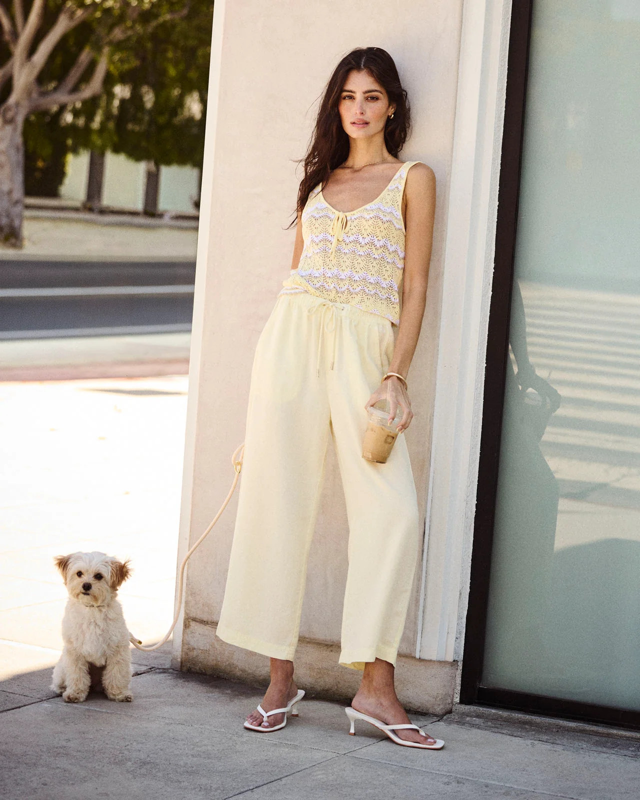 Angie Crop Wide Leg Pant | Splendid