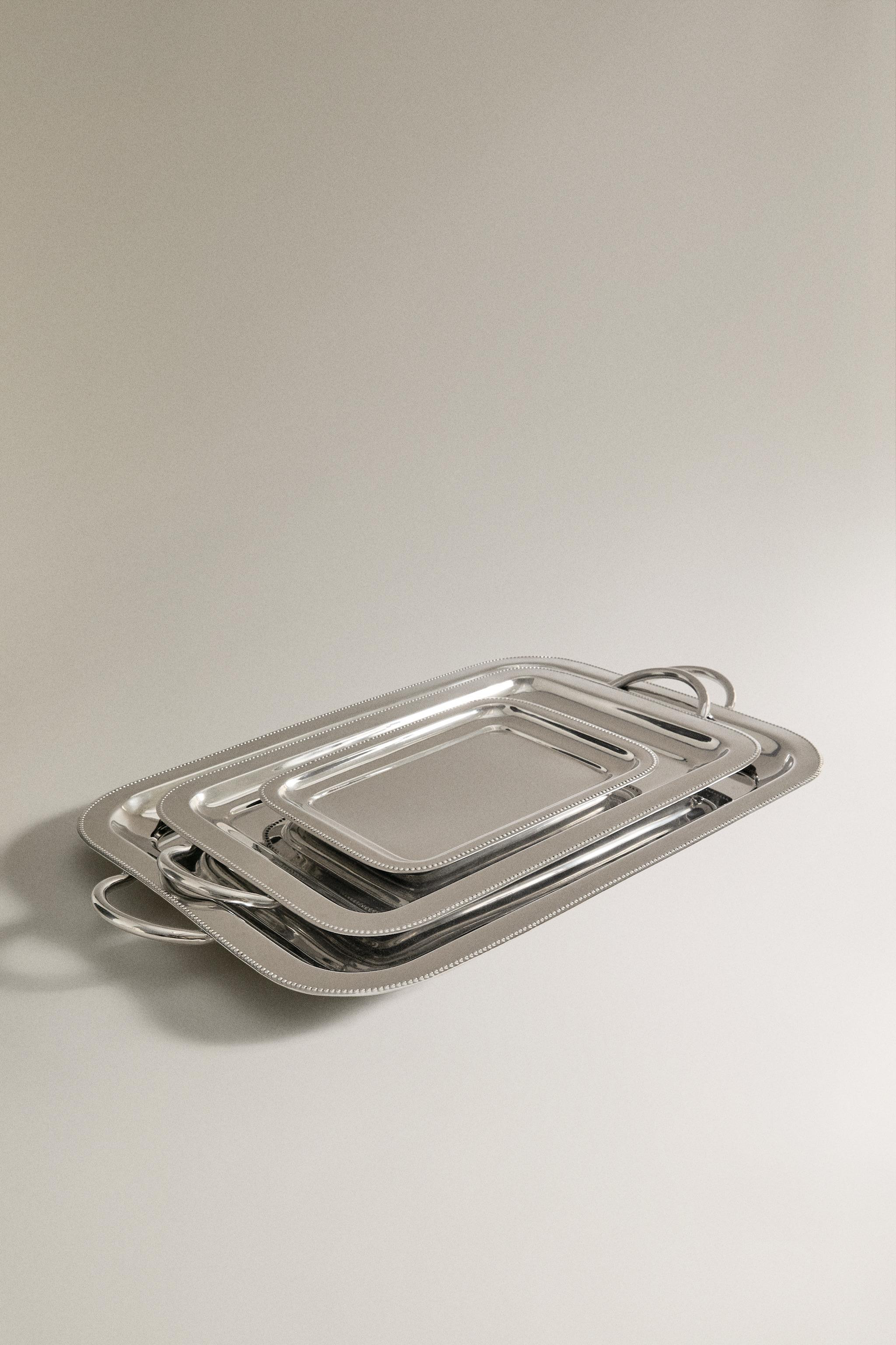 RECTANGULAR STEEL TRAY | Zara US