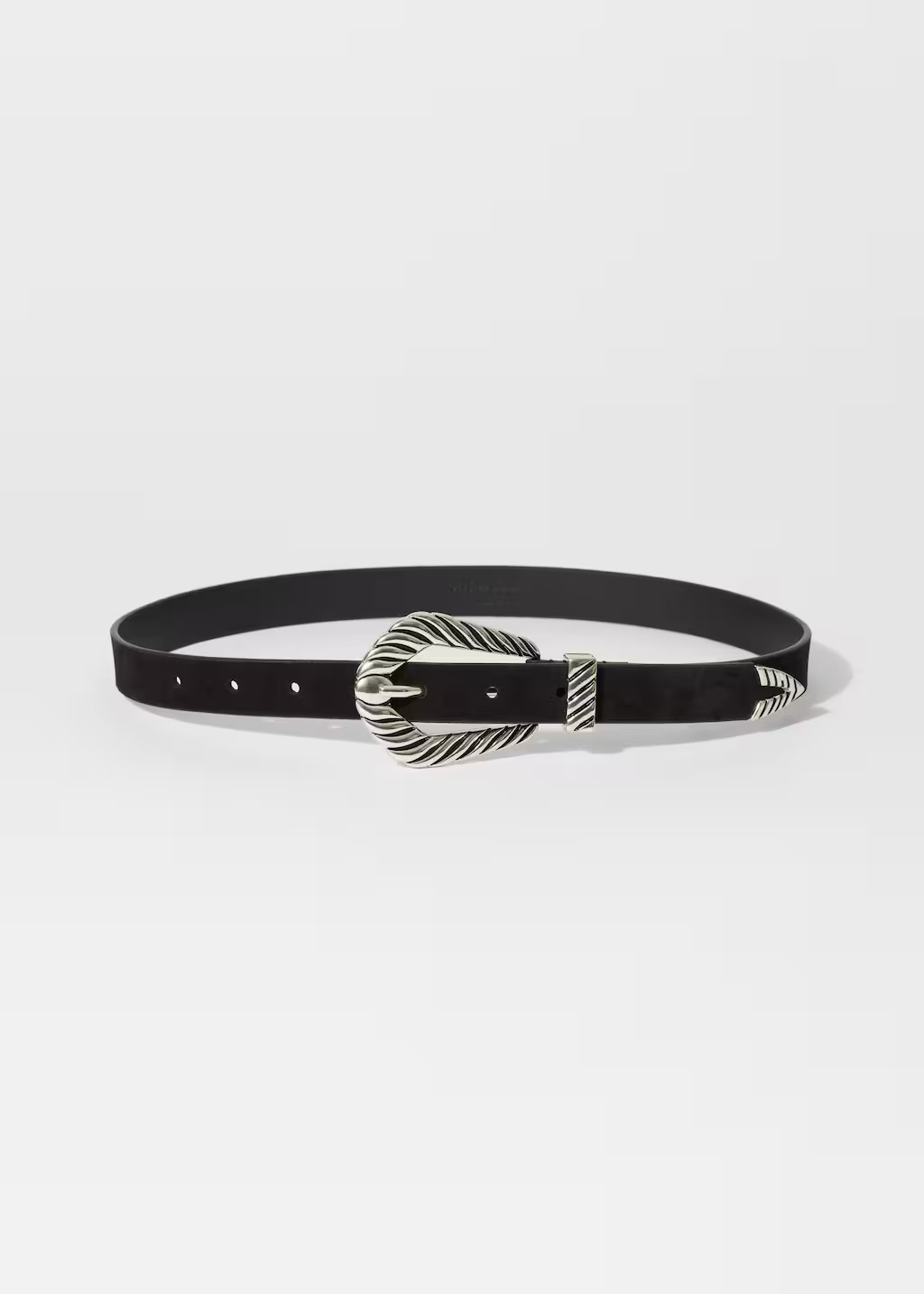 This suede belt features a fluted brass buckle and tip that lend a decidedly Western feel with a ... | & Other Stories EU