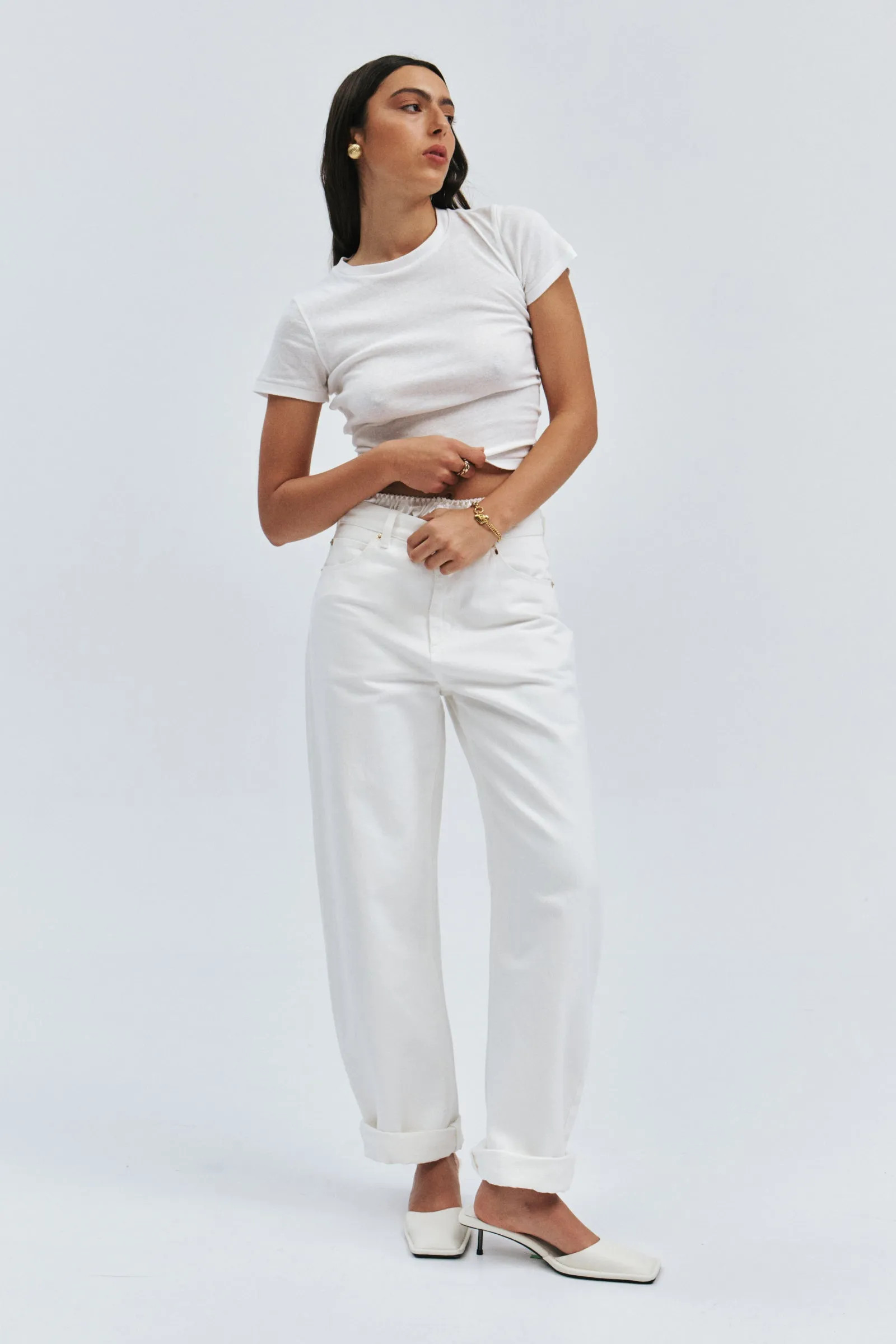 Arc Barrel - White Gold | Rolla's Jeans US/CAN