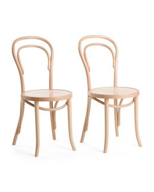 Set Of 2 Solid Beech Wood Dining Chairs | Kitchen & Dining Room | Marshalls | Marshalls