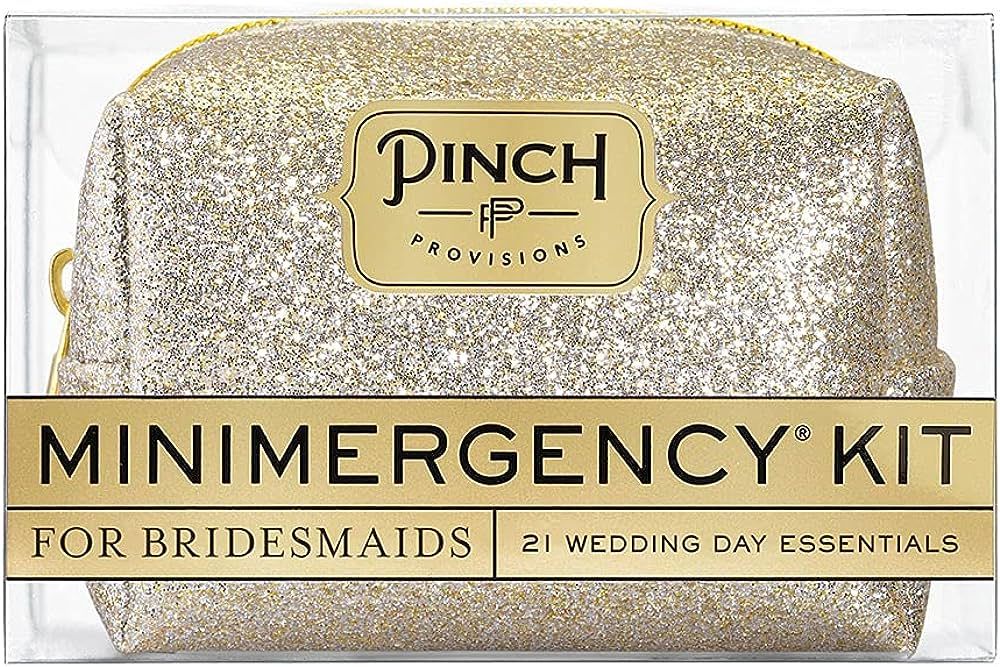Pinch Provisions Minimergency Kit for Bridesmaids, Includes 21 Emergency Wedding Day Must-Have Es... | Amazon (US)