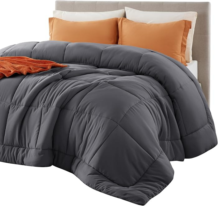 Bedsure Comforter Duvet Insert - Quilted Comforters Queen Size, All Season Duvet, GentleSoft Down... | Amazon (US)