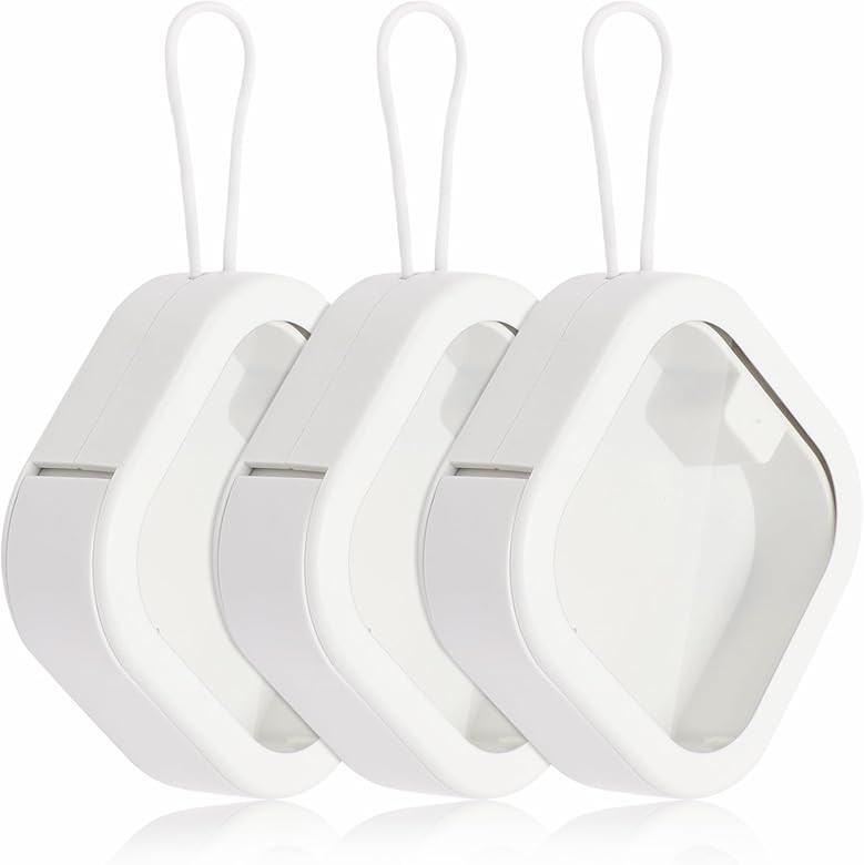 3 Pcs Portable Hair Tie Organizer, Travel Qtip Holder Hair Accessories Organizer Hair Tie Holder ... | Amazon (US)