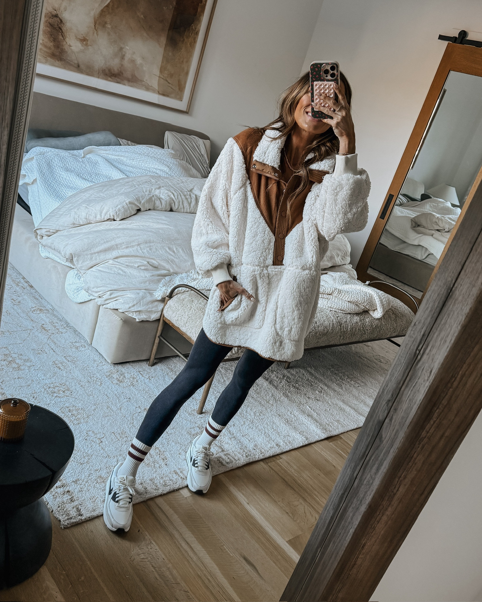 swooning over this fleece pullover!💯 another free people movement winter outfit 🫶🏻