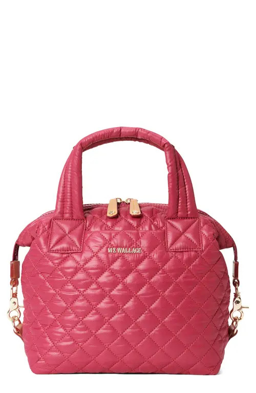 MZ Wallace Small Sutton Deluxe Tote in Dark Red at Nordstrom | Nordstrom