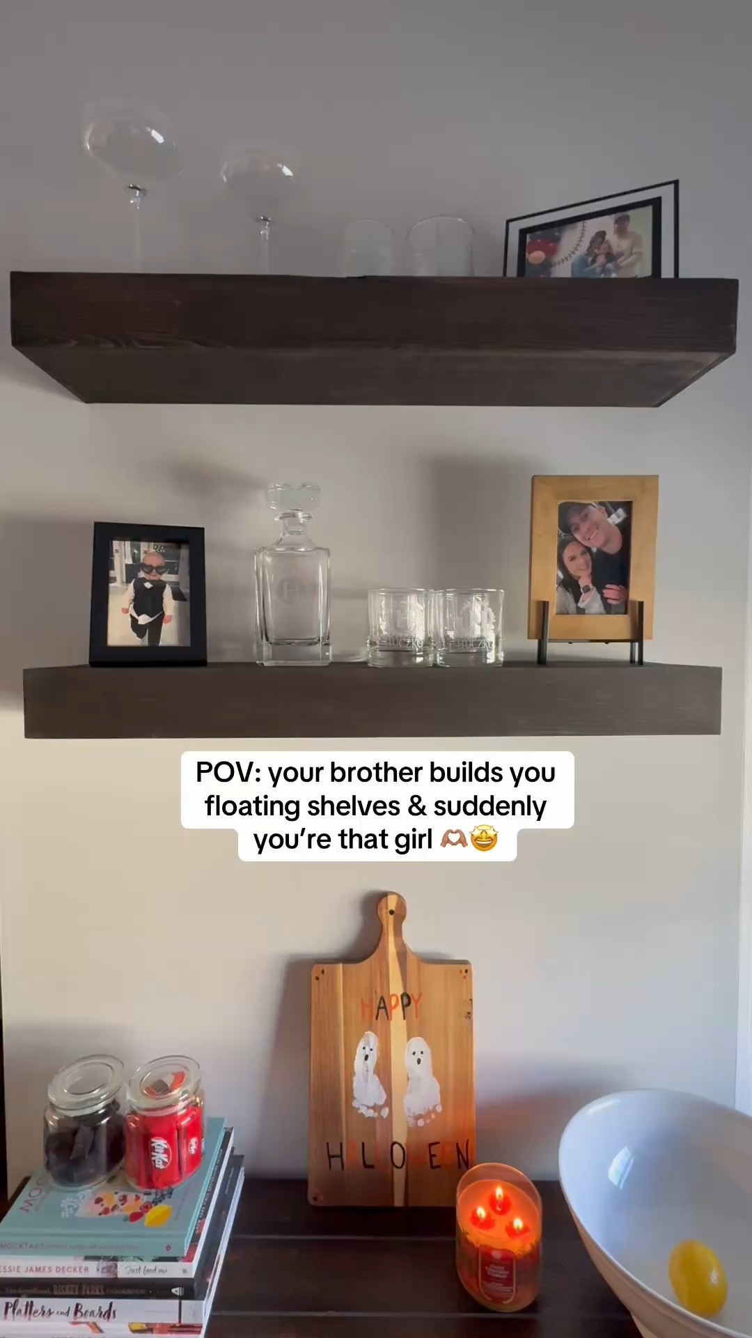 floating shelves, floating shelves for the kitchen, kitchen shelves home decor, kitchen decor, home 

#LTKHome #LTKFindsUnder50 #LTKFindsUnder100