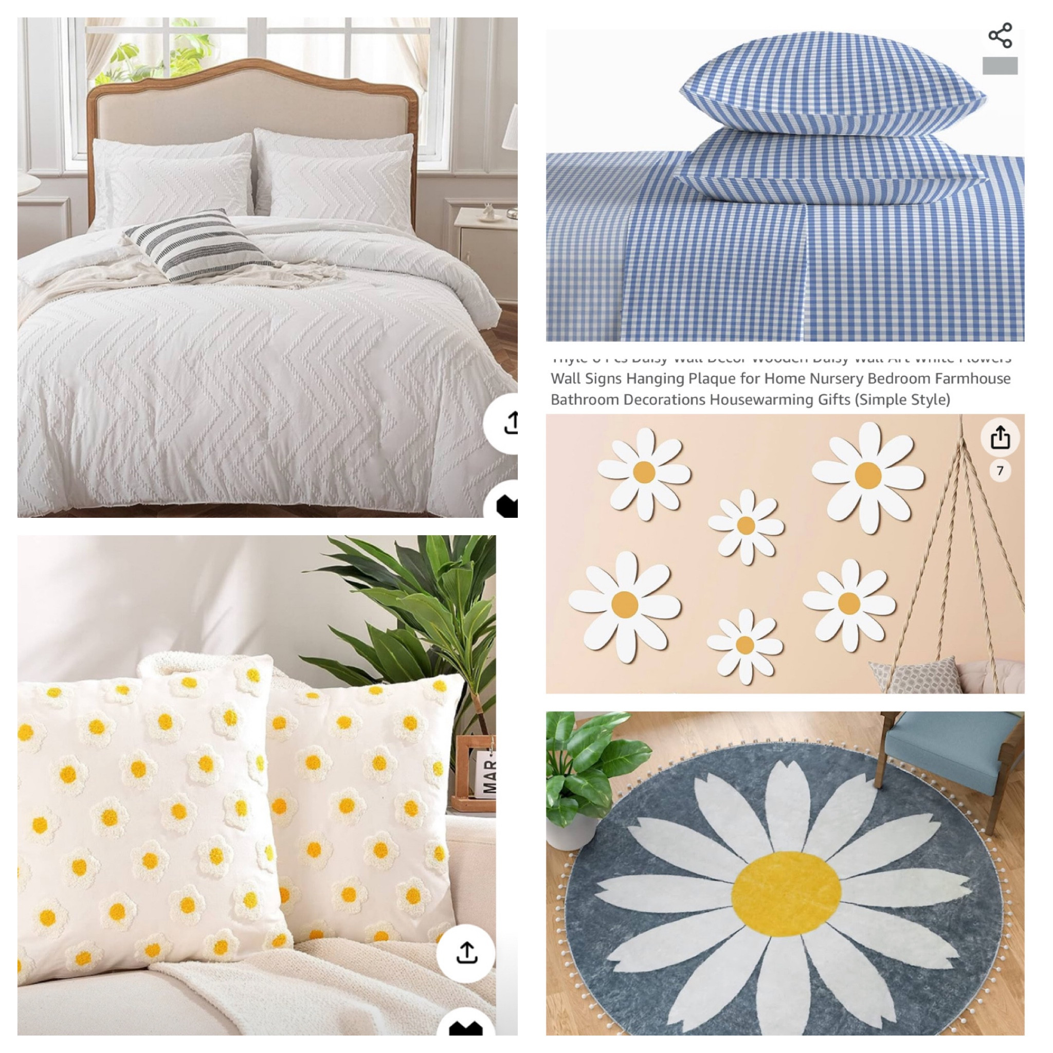 Dorm Room Ideas! 💙🌼

College dorm bedding, college dorm rug, college dorm ideas, college dorm decor, college dorm pillows, college dorm sheets, college dorm wall art, back to school, Daisy Bedding, Daisy decor, gingham sheets

#LTKBacktoSchool