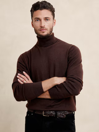 Merino Wool Turtleneck Sweater | Banana Republic Factory