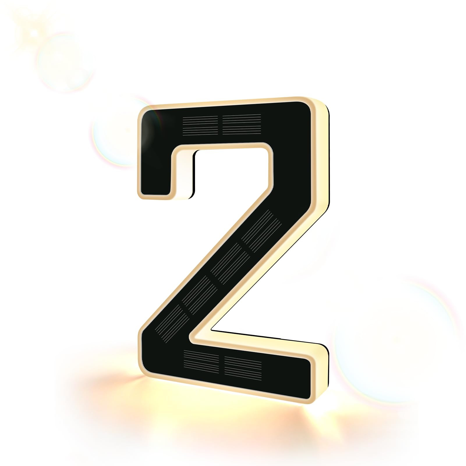 ISUNMEA 6.7 Inch Solar Lighted House Numbers for Outside, Light Up Waterproof LED Address Signs f... | Amazon (US)