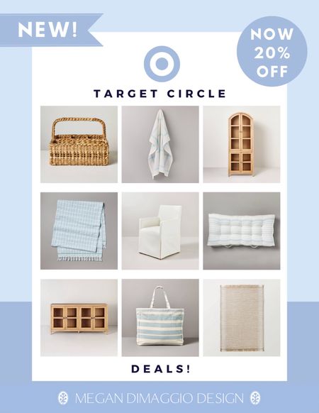 Wow!! Hearth & Hand rarely goes on sale, but if you have Target Circle you can snag these pretty coastal home decor pieces for 20% OFF!! 😍🙌🏻 like this beautiful arched glass door cabinet and matching console/sideboard! And so many new pieces for summer entertaining like this utensil caddy, table runner, bag and new rug!! Even more linked 🤍

#LTKHome #LTKFindsUnder50 #LTKSaleAlert