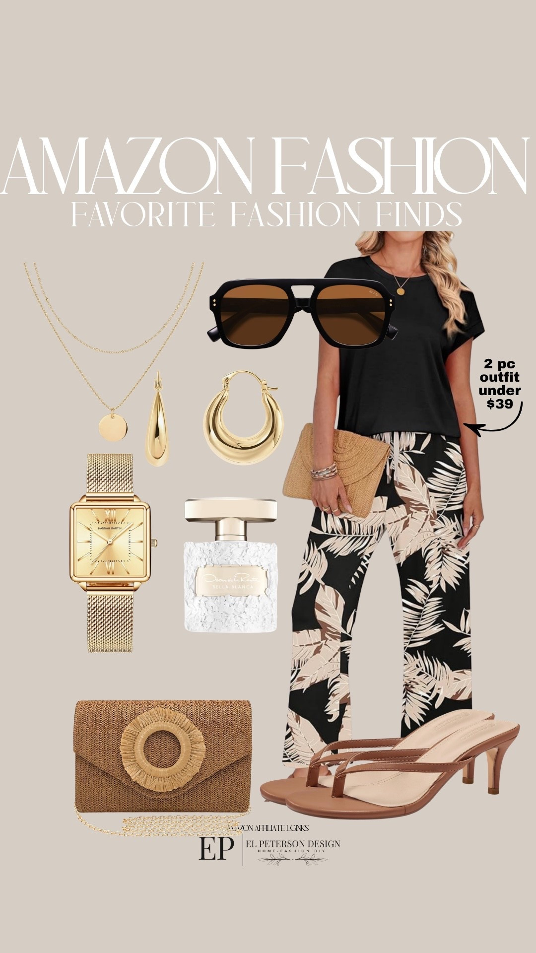 Amazon
2 pc outfit
Heels
Purse
Perfume
Watch
Necklace 
Earrings 
Sunglasses

#LTKHome