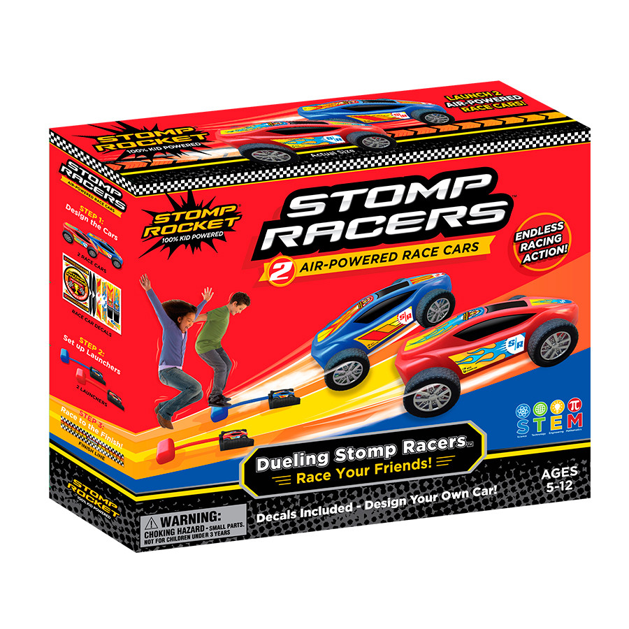 Dueling Stomp Racer - Best Active Play for Ages 5 to 9 | Fat Brain Toys