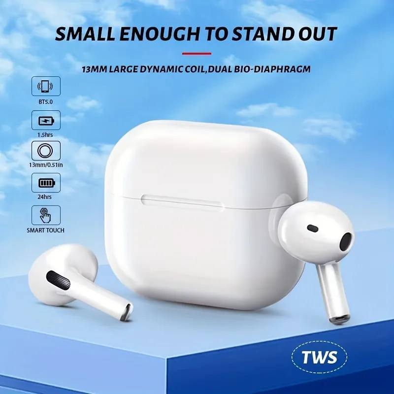 TWS BT Headset Sports In-Ear Stereo Wireless Earphone With Charging Box And Cable | Temu Affiliate Program