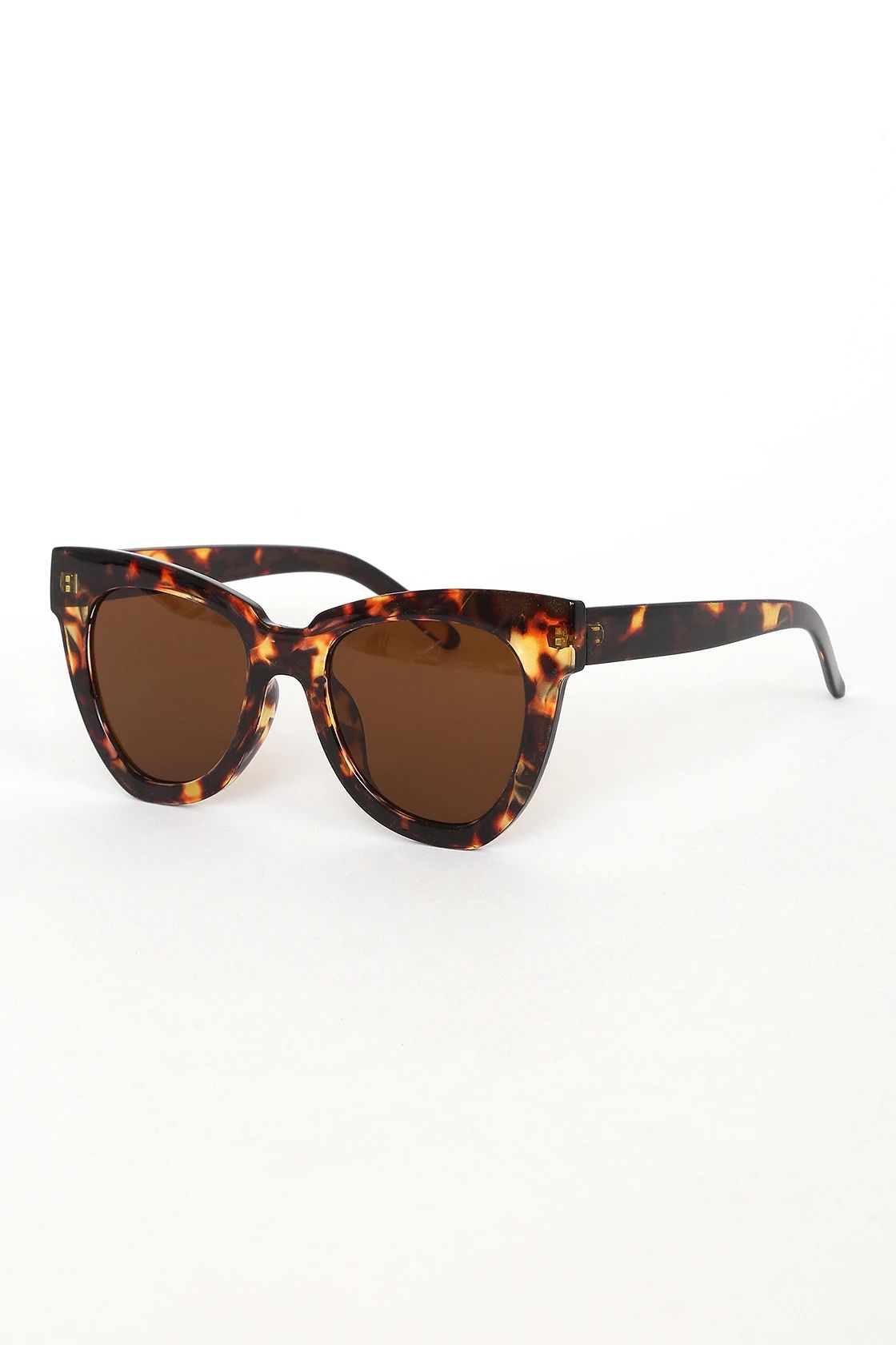 Bright Away Tortoise Oversized Sunglasses | Lulus