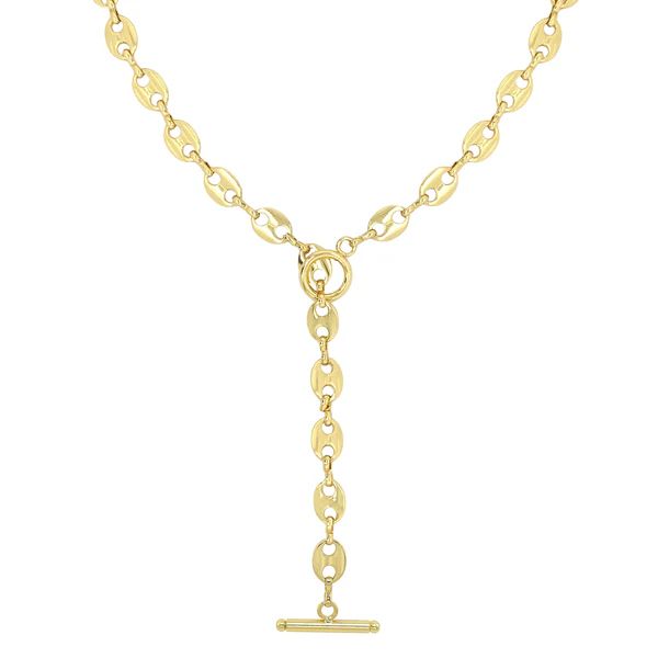 Anchor Link Lariat Necklace | Jennifer Miller Jewelry