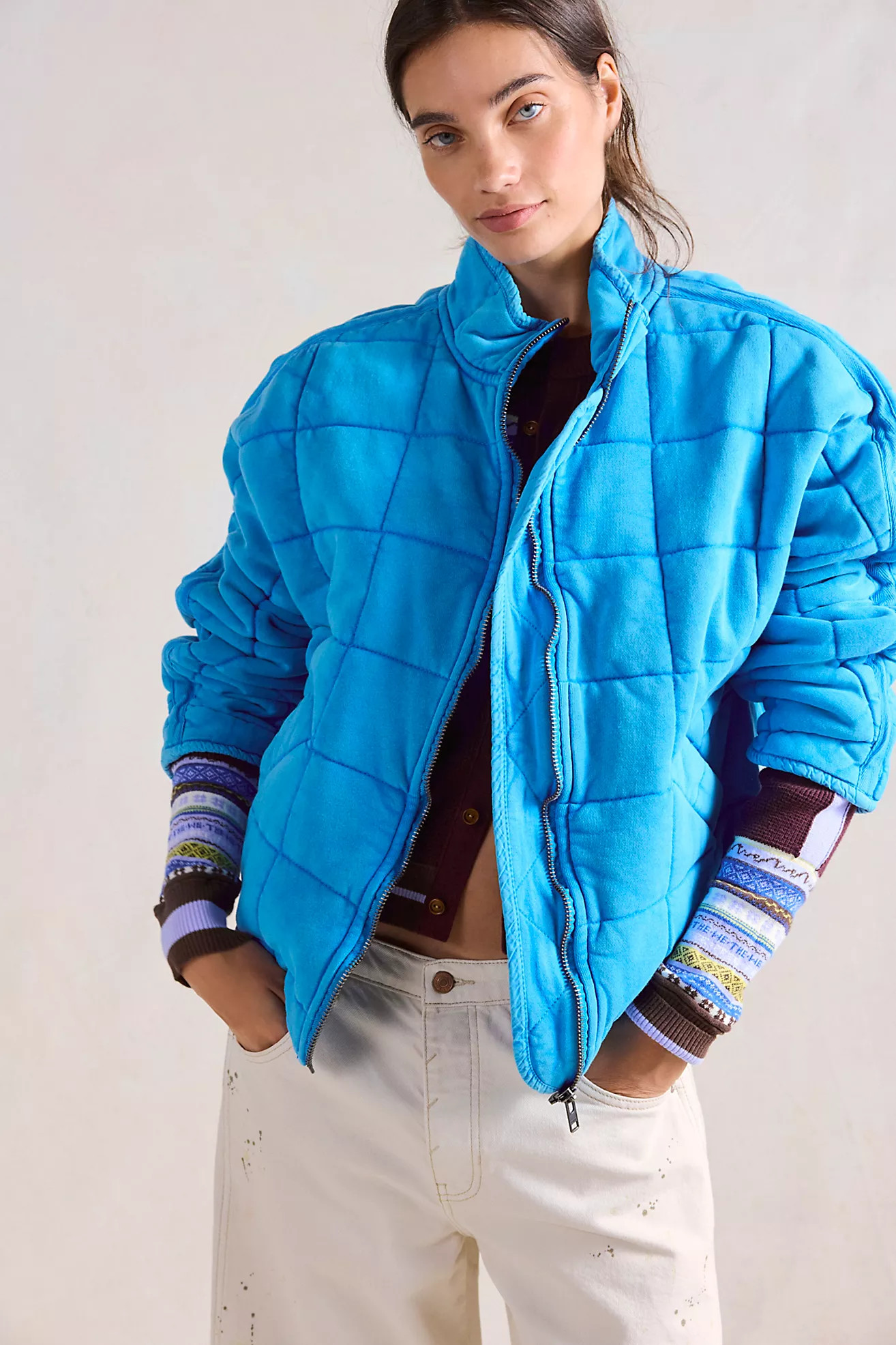 Dolman Quilted Knit Jacket | Free People (Global - UK&FR Excluded)