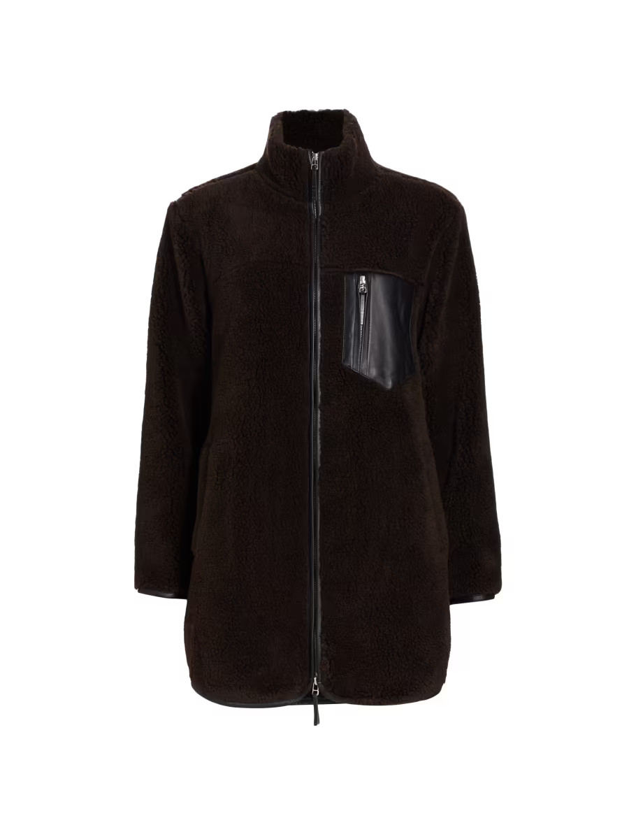 Ryder Sherpa Oversized Jacket | Saks Fifth Avenue