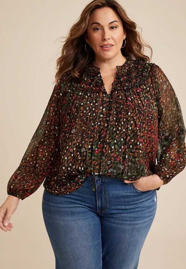 Plus Size Heart Embroidered … curated on LTK