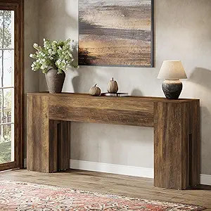 Tribesigns 71-Inch Long Console Table for Entryway, Farmhouse Sofa Console Behind Couch, Entry Ta... | Amazon (US)