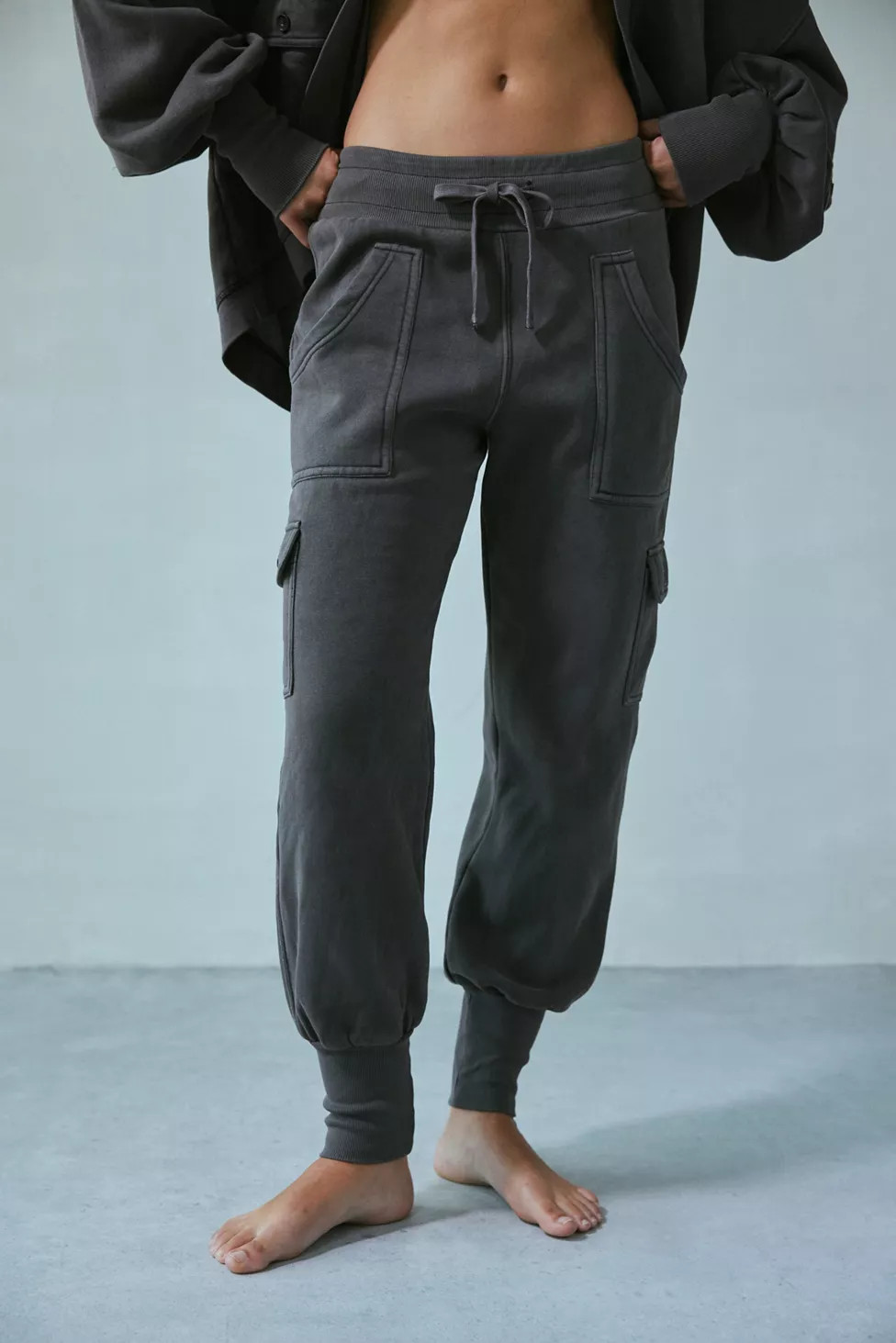 Out From Under Get It Right Slim Cargo Jogger Sweatpant | Urban Outfitters (US and RoW)