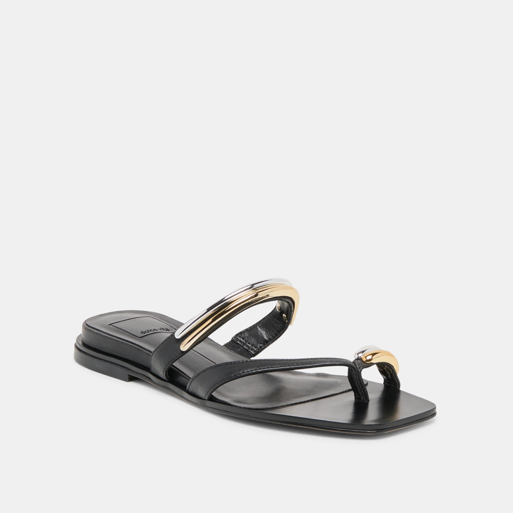 Tarina Sandals Black Leather | DolceVita.com