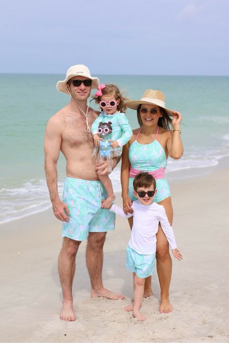 Matchy matchy for spring break at the beach! 🏝️ Loving the print on these matching family swimsuits 🩷

#LTKtravel #LTKswim #LTKfamily