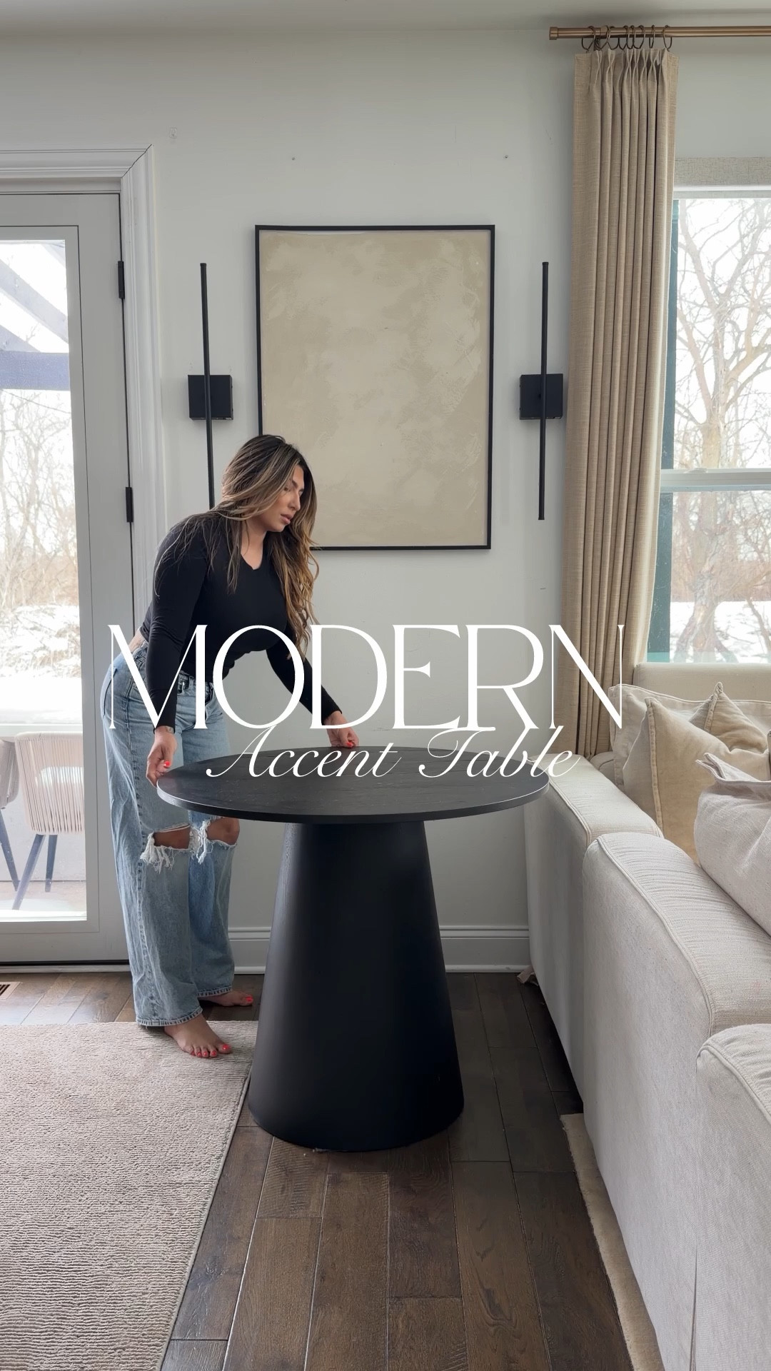 this pedestal table is the perfect accent piece. it can be used as a side table or a kitchen table for 2

#LTKHome