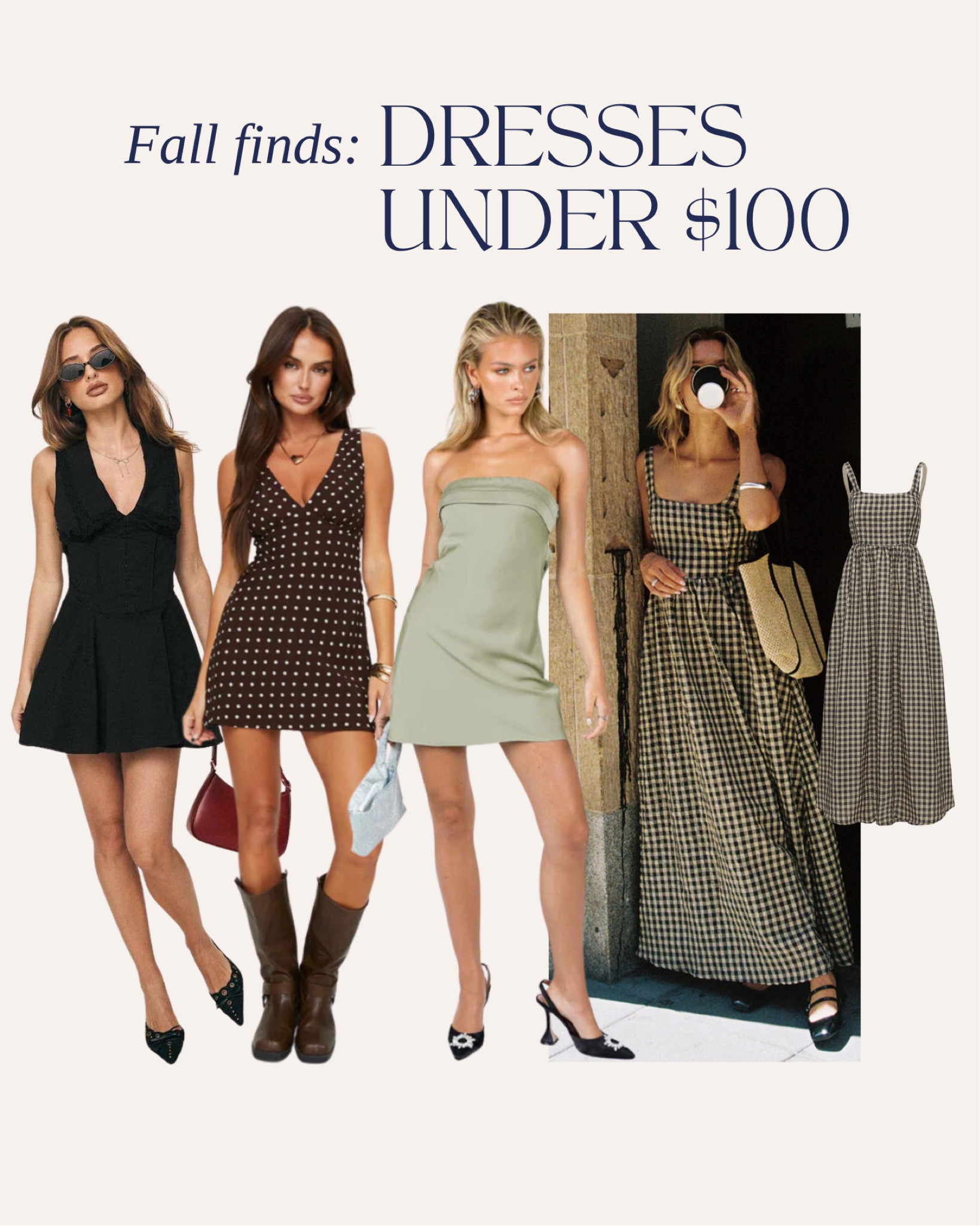 a few fall dresses under $100 from princess polly 

#LTKSeasonal #LTKFindsUnder100