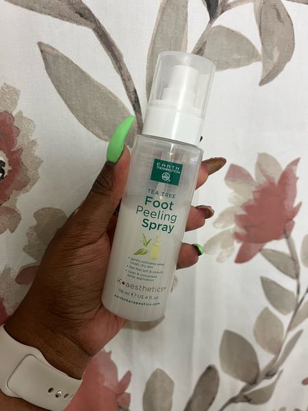 It’s time to have our feet out. Mine are a little crusty so I’m using Earth Therapeutics Tea Tree Foot Peeling Spray to get the crust off these heels.

#LTKbeauty #LTKSeasonal