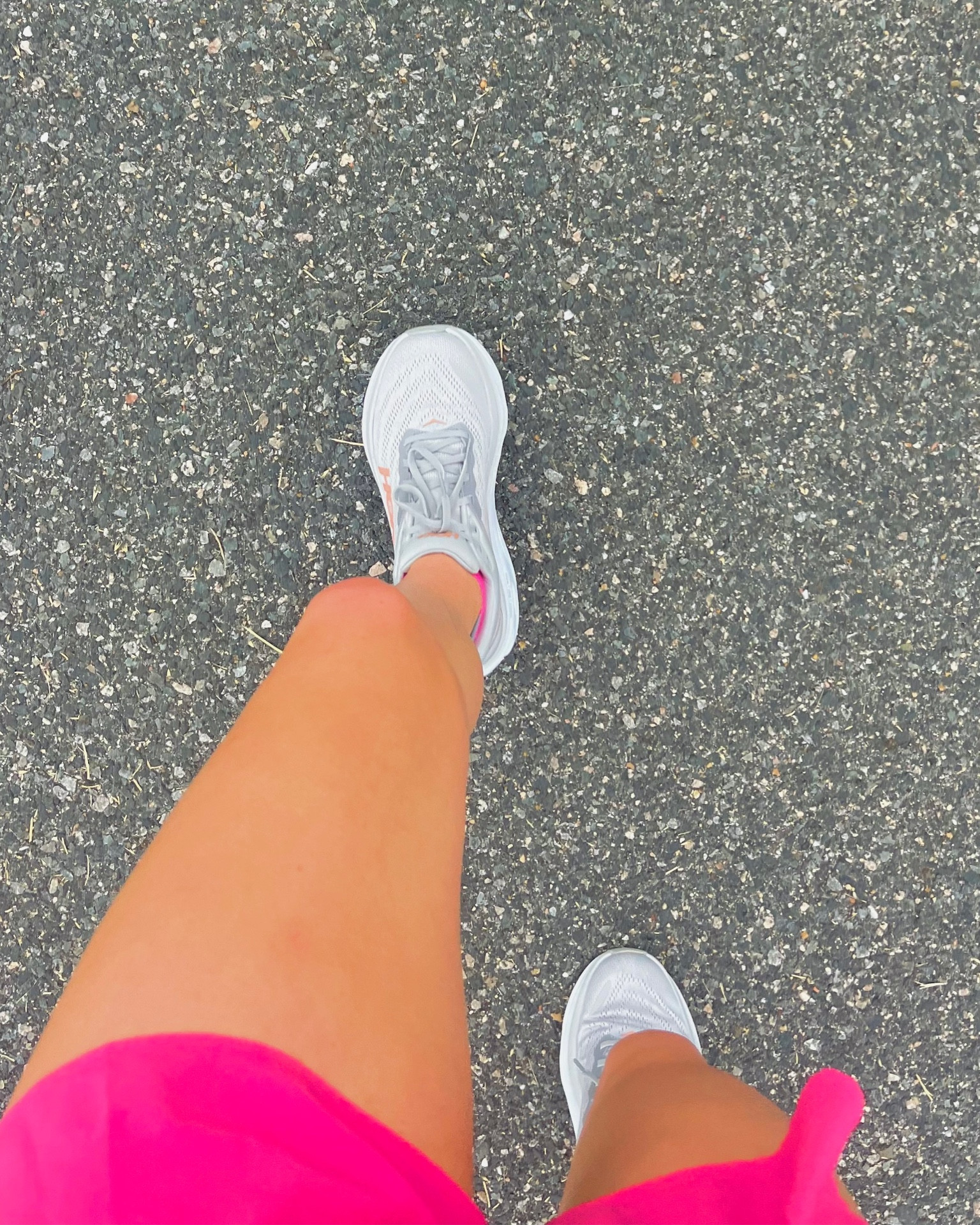 NEW RUNNING SHOE ALERT🚨 I really needed a running shoe refresh and am SO happy with these ultra cushioned bouncy trainers!!! These are the HOKA BONDI 8’s and they are the bounciest shoes! I love them already. Size up 1/2 to 1 size to account for foot swelling during long runs! (Shorts from aerie linked as well, they just don’t have the same color I’m wearing in stock still! But they have another pink!)

#LTKActive #LTKShoeCrush #LTKFitness