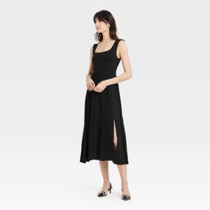 Women's Knit Ballet Midi Shift Dress - A New Day™ | Target