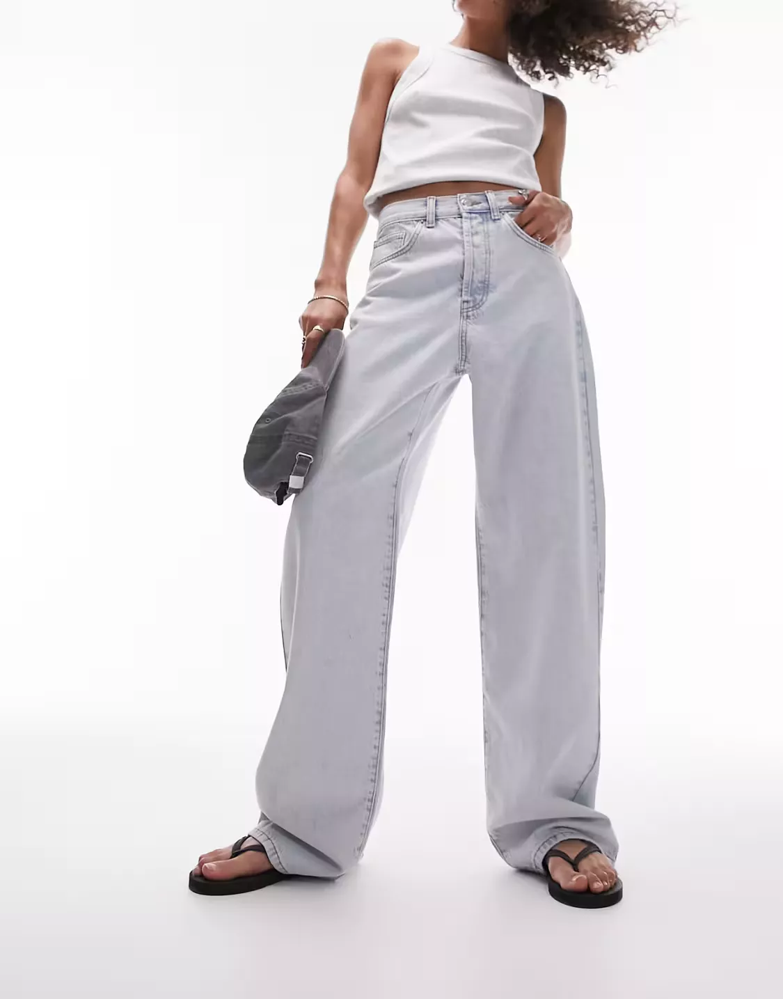 Topshop Tall Mom jean in bleach curated on LTK