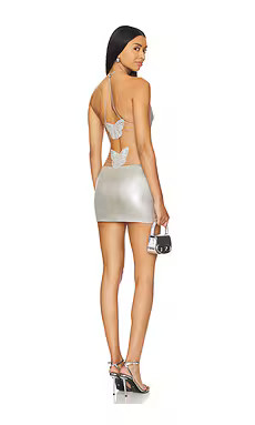 I.AM.GIA x REVOLVE Ellery Mini Dress in Silver from Revolve.com | Revolve Clothing (Global)