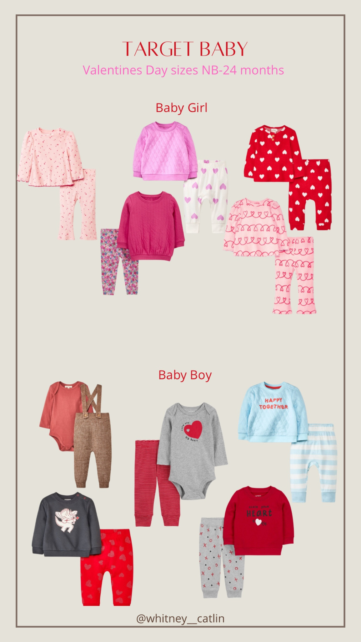 Target 2 piece baby sets for Valentine’s Day! 💕❤️

Brands: Grayson Collection, Carters and Cat & Jack 


#LTKfamily #LTKbaby #LTKGiftGuide