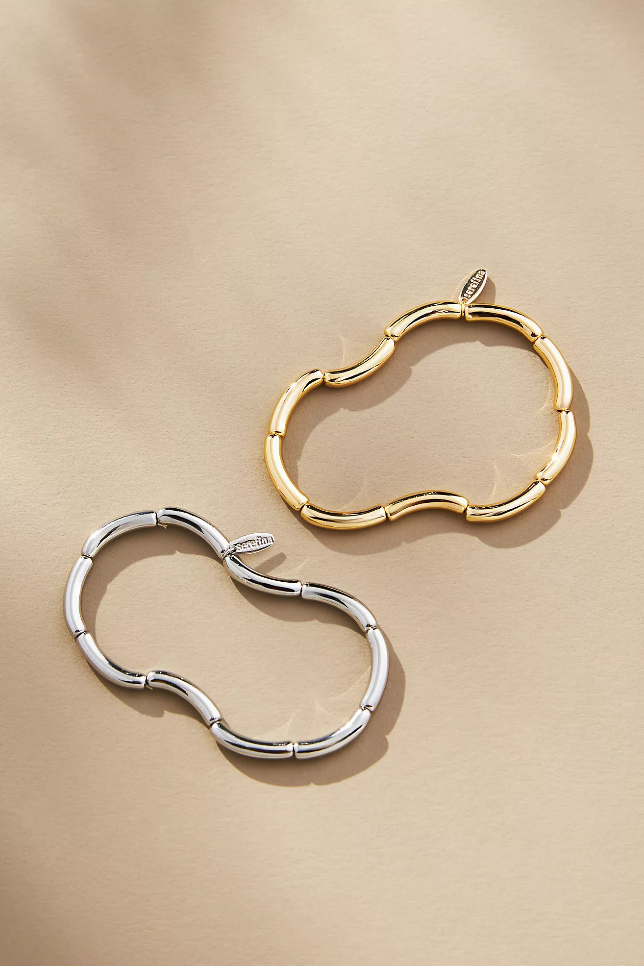 Noodle Link Stretch Bracelets, Set of 2 | Anthropologie (US)