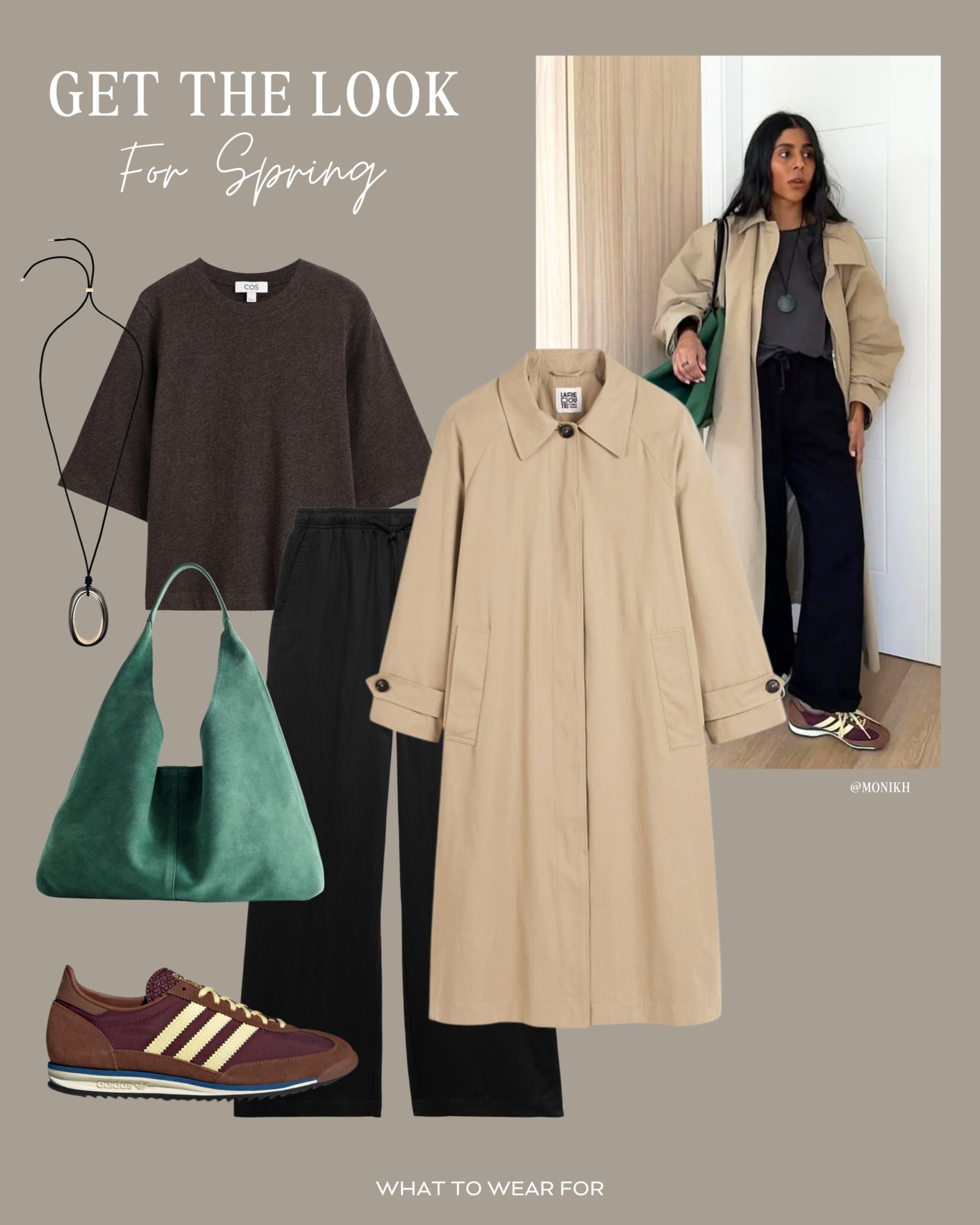 Trench coat styling for spring 🧥